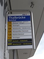 (175'304) - A-welle-Haltestelle - Balsthal, Thalbr�cke - am 2.