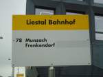 (138'843) - AAGL-Haltestelle - Liestal, Bahnhof - am 16. Mai 2012
