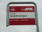 (131'003) - AFA-Haltestelle - Frutigen, Innerbr�schgen - am 15.