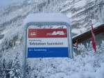(131'675) - AFA-Haltestelle - Kandersteg, Talstation Sunnb�el - am 26.