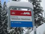 (131'693) - AFA-Haltestelle - Kandersteg, Talstation Oeschinen - am 26.