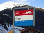 (132'134) - AFA-Haltestelle - Adelboden, Br�gge - am 8.