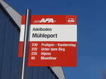 (200'228) - AFA-Haltestelle - Adelboden, M�hleport - am 25.