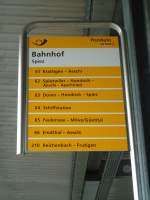 (129'126) - PostAuto-Haltestelle - Spiez, Bahnhof - am 23.