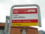 (130'994) - AFA-Haltestelle - Frutigen, Alte M�hle - am 15.