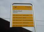 (132'413) - PostAuto-Haltestelle - Worb Dorf, Bahnhof - am 24.
