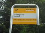 (140'188) - PostAuto-Haltestelle - Interlaken, Geissgasse - am 30.