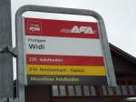 (142'550) - AFA-Haltestelle - Frutigen, Widi - am 16.