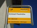 (147'009) - PostAuto-Haltestelle - Grimsel Passh�he - am 2.