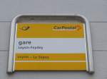 (158'906) - PostAuto-Haltestelle - Leysin-Feydey, gare - am 28.