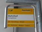 (160'947) - PostAuto-Haltestelle - Sch�pfheim, Bahnhof - am 24.