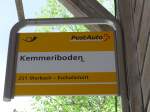 (160'953) - PostAuto-Haltestelle - Kemmeriboden - am 24.