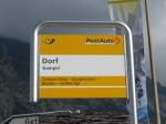 (161'078) - PostAuto-Haltestelle - Gampel, Dorf - am 27.