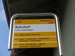 (169'406) - PostAuto-Haltestelle - Lohn-L�terkofen, Bahnhof - am 21.