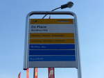 (177'580) - PostAuto-Haltestelle - Monthey-Ville, En Place - am 2.