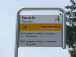 (180'575) - PostAuto-Haltestelle - Tesserete, Scuole - am 23.