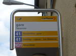 (181'055) - PostAuto-Haltestelle - Tavannes, gare - am 12.