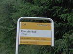 (181'853) - PostAuto-Haltestelle - La Sage, Plan de Bo� - am 9.
