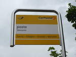 (181'859) - PostAuto-Haltestelle - Vercorin, poste - am 9.