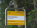 (182'127) - PostAuto-Haltestelle - Innertkirchen, Sch�tziboden - am 16.