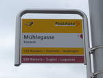 (189'827) - PostAuto-Haltestelle - Kerzers, M�hlegasse - am 1.