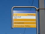 (198'226) - PostAuto-Haltestelle - Bilten, Bahnhof - am 13.
