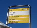 (201'750) - PostAuto-Haltestelle - Evol�ne, Village - am 24.