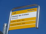 (201'771) - PostAuto-Haltestelle - Grimisuat, Home les Cr�tes - am 24.
