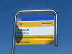 (202'702) - PostAuto-Haltestelle - Wittenbach, Bahnhof - am 21.
