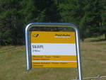 (208'996) - PostAuto-Haltestelle - Z'Nivu, Skilift - am 18.
