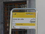 (209'482) - PostAuto-Haltestelle - Sion, H�tel de ville - am 9.