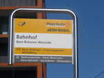 (209'707) - PostAuto-Haltestelle - Bern Br�nnen Westside, Bahnhof - am 15.