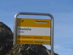 (209'754) - PostAuto-Haltestelle - Susten, Passh�he - am 22.