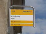 (209'775) - PostAuto-Haltestelle - Furka, Passh�he - am 22.