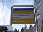 (214'012) - PostAuto-Haltestelle - Schw�galp, S�ntis-Schwebebahn am 1.