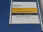 (224'508) - PostAuto-Haltestelle - Landquart, Fabriken - am 28.