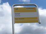 (227'656) - PostAuto-Haltestelle - Savi�se, h�tel Sanetsch - am 29. August 2021