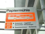 (132'426) - RBS-Haltestelle - Papierm�hle, Bahnhof - am 24.