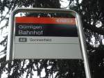 (135'160) - RBS-Haltestelle - G�mligen, Bahnhof - am 14.