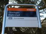 (149'363) - RBS-Haltestelle - G�mligen, Bahnhof - am 19.