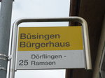 (173'951) - SB-Haltestelle - B�singen, B�rgerhaus - am 20.