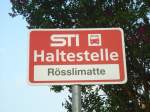 (133'354) - STI-Haltestelle - Gwatt, R�sslimatte - am 21.