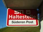 (136'774) - STI-Haltestelle - S�deren, S�deren Post - am 21.