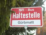 (136'801) - STI-Haltestelle - Seftigen, G�rbmatt - am 22.