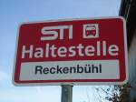 (136'817) - STI-Haltestelle - Blumenstein, Reckenb�hl - am 22. November 2011
