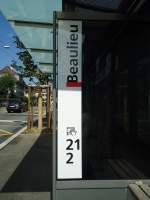 (135'039) - TL-Haltestelle - Lausanne, Beaulieu - am 11.
