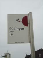 (132'726) - TPF-Haltestelle - D�dingen, Bahnhof - am 7.