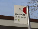 (186'689) - TPF-Haltestelle - Marly, Marly-Cit� - am 27.