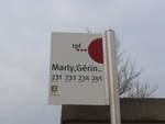 (186'706) - TPF-Haltestelle - Marly, G�rin - am 27.