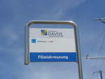 (218'923) - VBD-Haltestelle - Davos, Fl�elakreuzung - am 20. Juli 2020